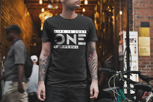 Life is One Grateful Round Neck Half Sleeve T shirt