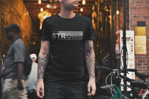 Stay Strong Half Sleeve Round Neck t-shirt