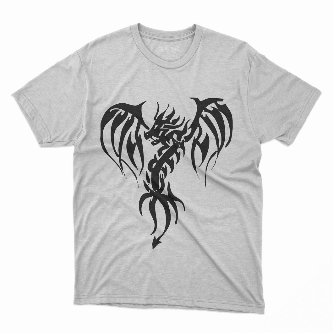 Dragon printed Half Sleeve Round Neck T shirt