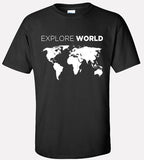 Explore World Printed Half Sleeve T shirt